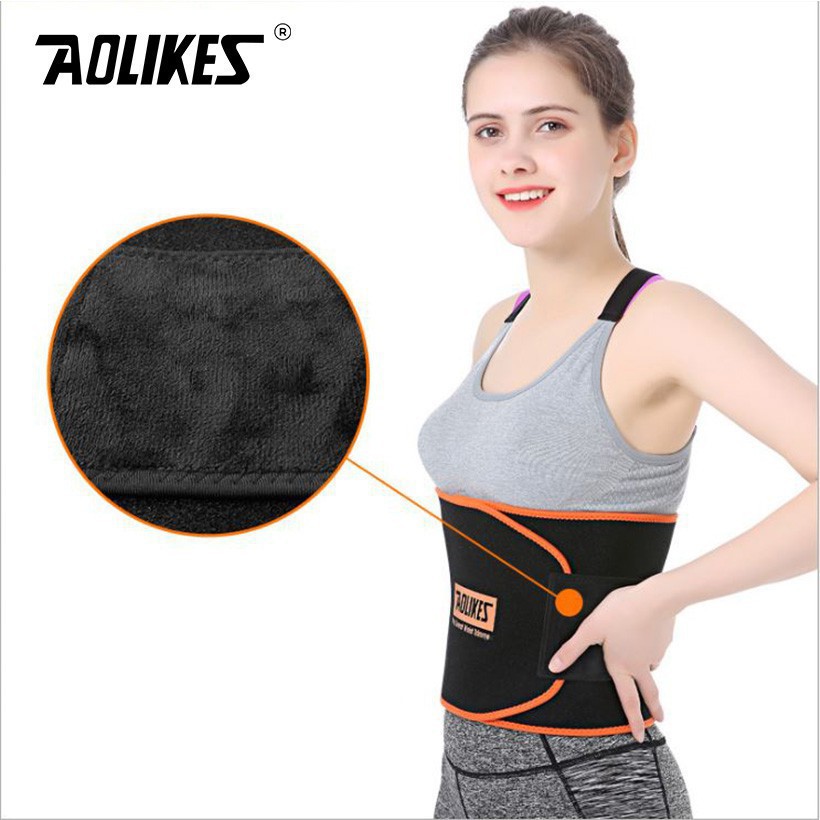 Đai lưng nữ bản to cuốn eo giảm mỡ bụng chính hãng Aolikes AL 7980 tập gym, yoga vntkx144