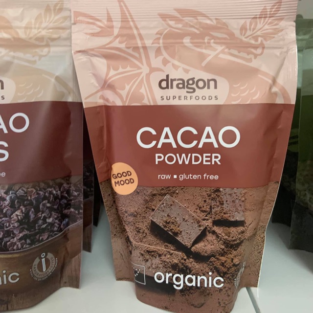 Cacao hữu cơ nguyên chất 100% của Dragon Superfoods