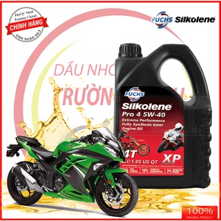 Nhớt fuchs silkolene pro 4 10w 40 thùng 4l tem 2 lớp châu âu năm 2020 - ảnh sản phẩm 5