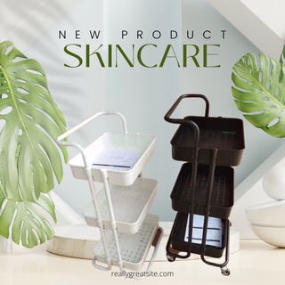 Xe đẩy spa, kệ để đồ bỉm sữa thiết kế, có bánh xe, kệ đa năng Spa