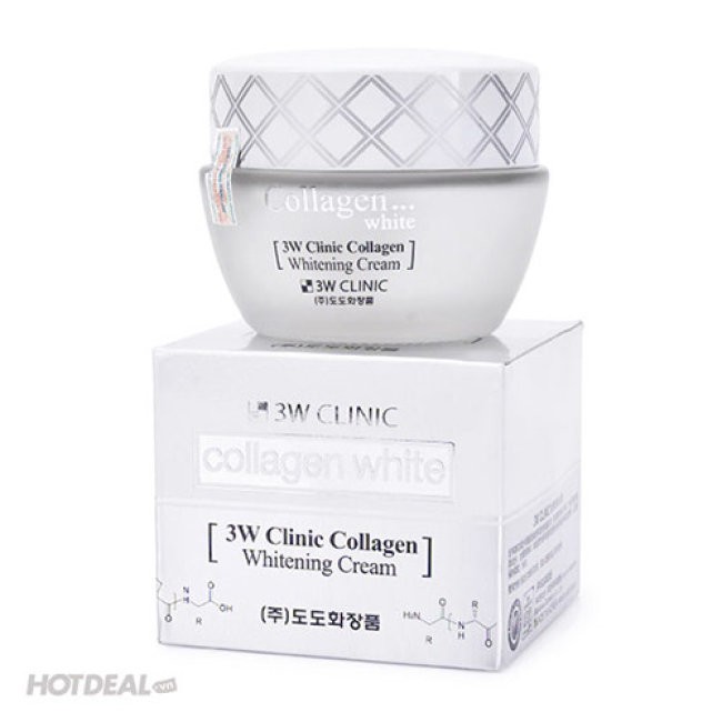 KEM DƯỠNG TRẮNG DA 3W Clinic Collagen Whitening Cream