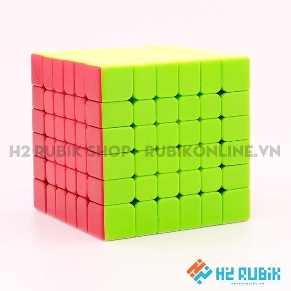 Rubik 6x6 nam châm QiYi X-MAN 6x6x6 Shadow V2 M Có nam châm sẵn cao cấp chuyên thi đấu