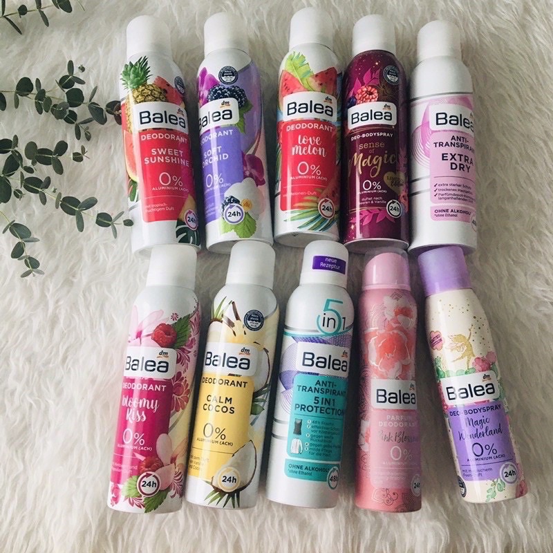 Xịt khử mùi cơ thể Balea Deospray Calm Cocos 200 ml 🌼