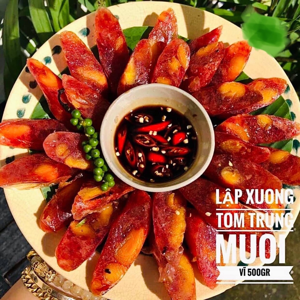 LẠP XƯỞNG TÔM TRỨNG MUỐI - Đặc sản Sóc Trăng - Loại Ngon ĐẶC BIỆT ít mỡ - Túi 500gr - Giao hàng nhanh TPHCM