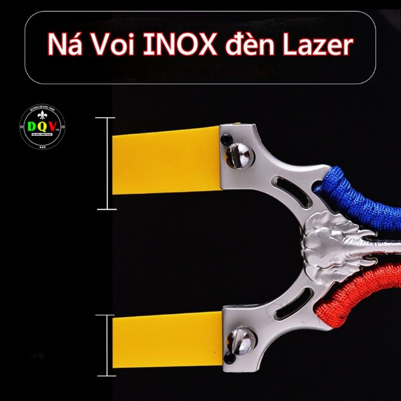 NÁ VOI NGUYÊN KHỐI INOX đèn LAZER + thước thủy cao cấp