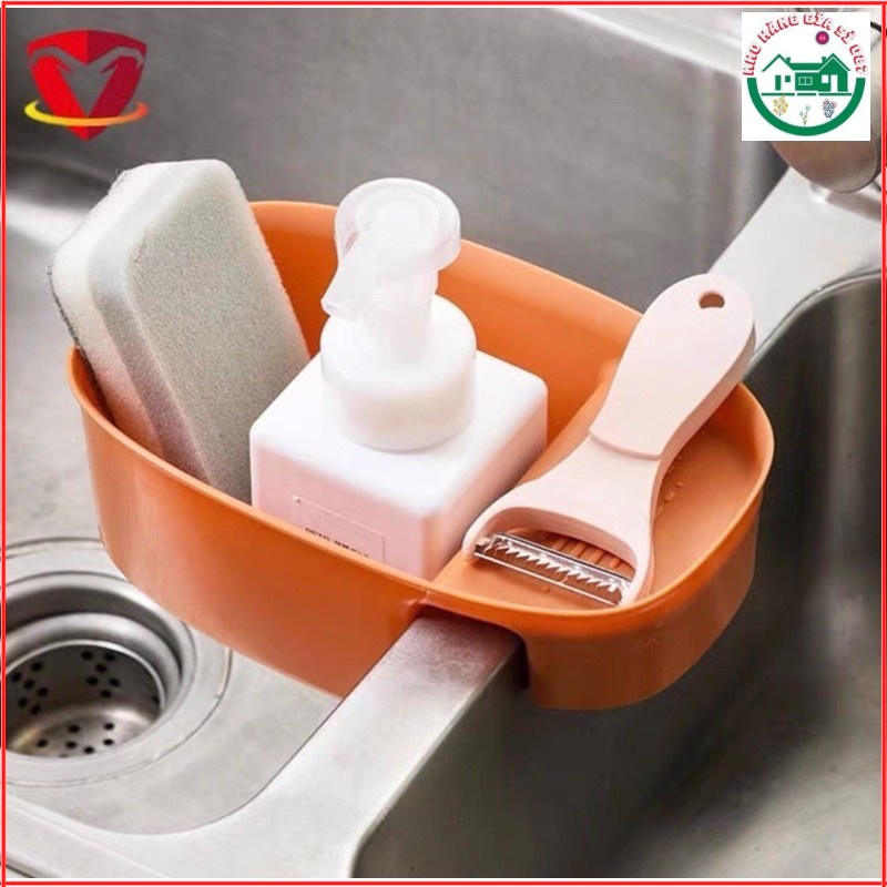 Khay Nhựa Bầu Dục Đa Năng Lọc Rác, Gài Bồn Rửa Chén, Bồn Rửa Bát – Rổ Nhựa Đựng Giẻ Rửa Chén – Xà Phòng