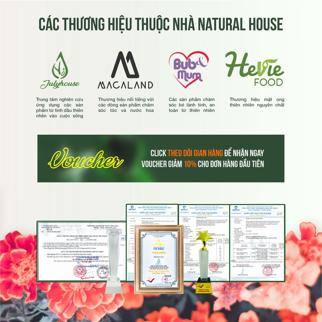 Tinh dầu Cúc La Mã 10ml Julyhouse