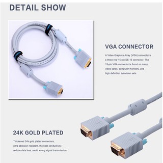 CÁP VGA TRÒN VENTION P350VGA-B150