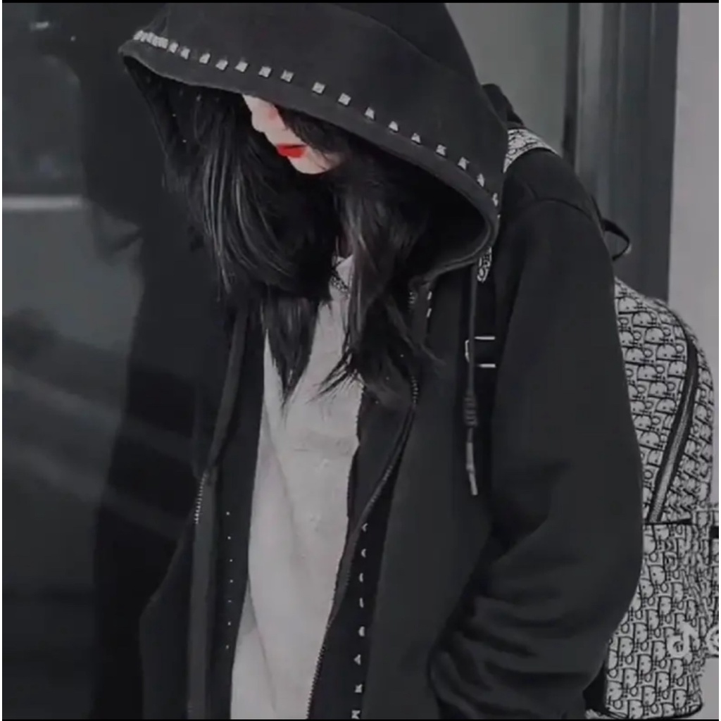 Áo khoác nỉ , áo hoodie zip đính đá cực chất cho mùa đông 2022