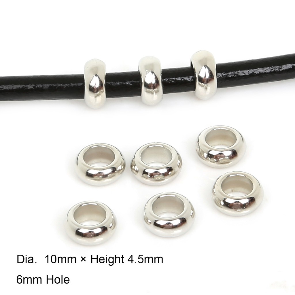 Set hạt xỏ Beadia có lỗ lớn phong cách châu âu làm trang sức thủ công