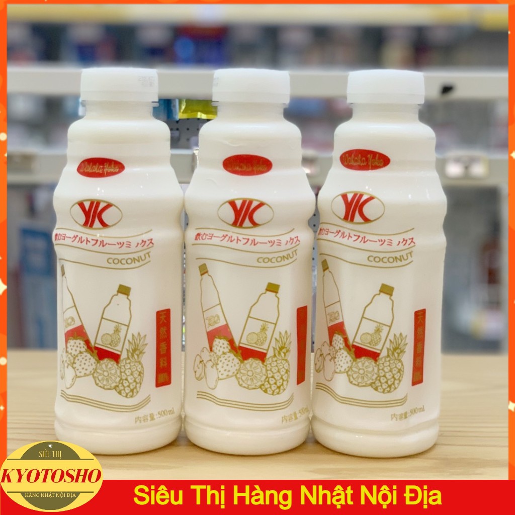 Sữa Chua Uống Vị Trái Cây Tự Nhiên Wahaha Yoko 500ml