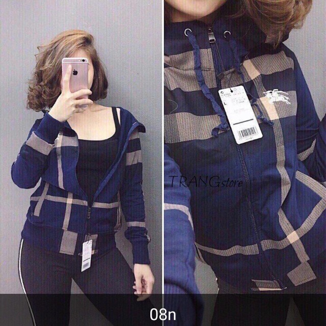 Áo khoác da cá burbery đang rất hot