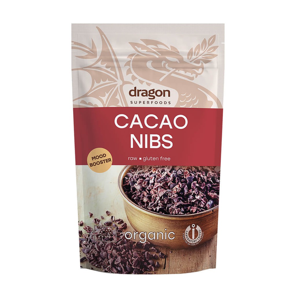 Cacao Nibs (Cacao Ngòi) Hữu Cơ Dragon Superfoods 200g