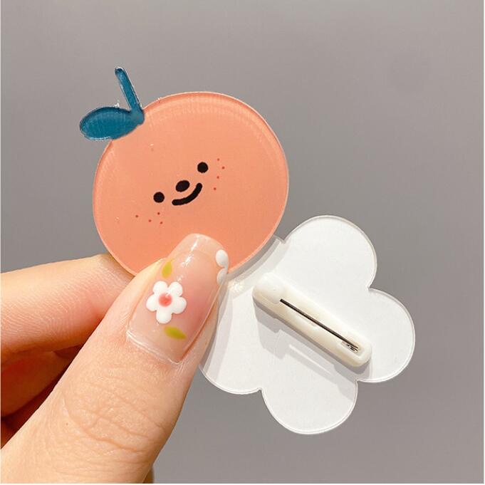 Ghim Cài Áo Bằng Acrylic Hình Hoạt Hình Dễ Thương Cho Bé