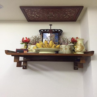 Tấm chống ám khói hương bàn thờ treo chung cư hiện đại KT 48X89cm AK 06