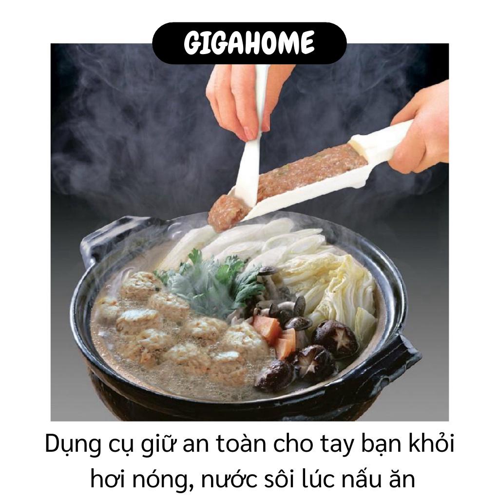 Dụng cụ làm thịt viên   GIÁ VỐN]  Dụng cụ chia thịt viên tiện lợi bằng nhựa giữ an toàn cho tay bạn khỏi hơi nóng 6370