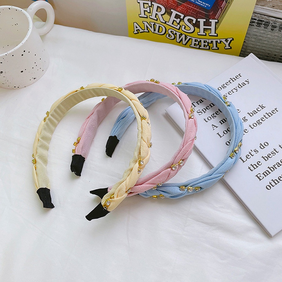 Băng Đô Cài Tóc Đính Đá Lấp Lánh Phong Cách Hàn Quốc