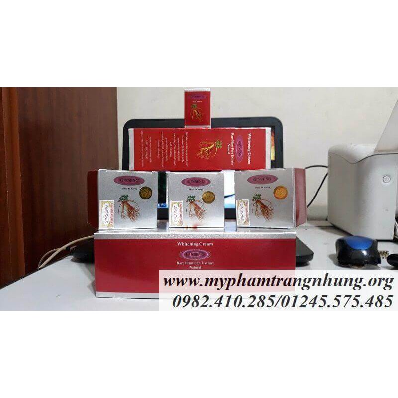 BỘ MỸ PHẨM DƯỠNG TRẮNG DA GINSENG NHÂN SÂM