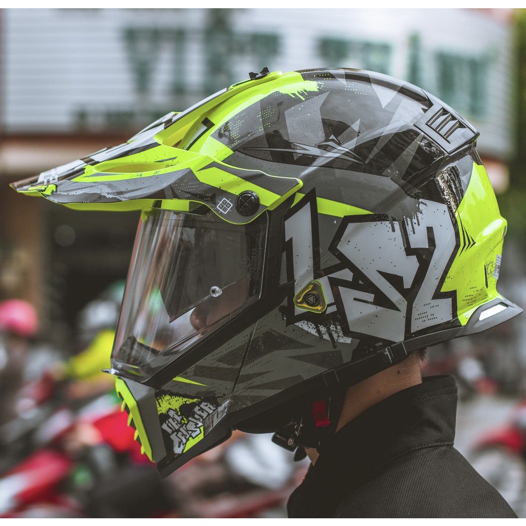 Mũ bảo hiểm Dual Sport LS2 MX436 PIONEER EVO - BIKER 176 - Mũ bảo hiểm & Dầu nhớt Vũng tàu