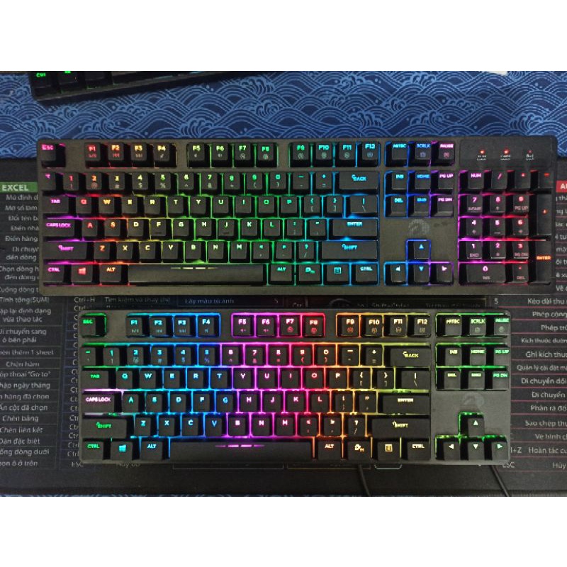 Bàn phím cơ 2nd Dareu  Ek1280 Ek880 Led RGB 16.8triệu màu