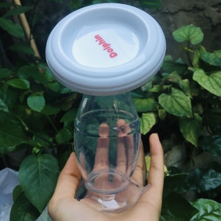 Cốc hút + hứng sữa sillicon Dolphin