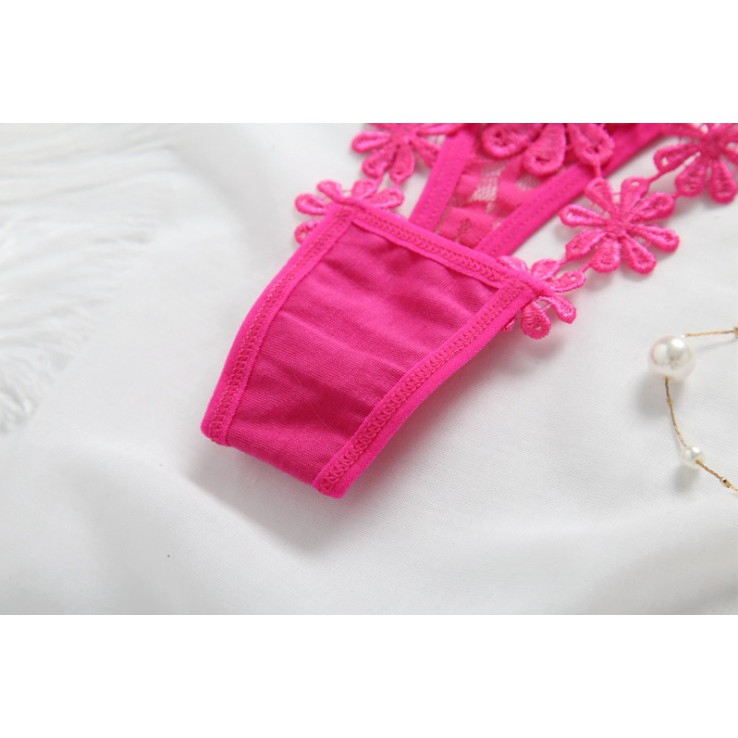 Quần lót sexy lọt khe nữ ren thêu hình hoa cao cấp trẻ trung, thoải mái, thoát mát (MS 03048) Anna Shop