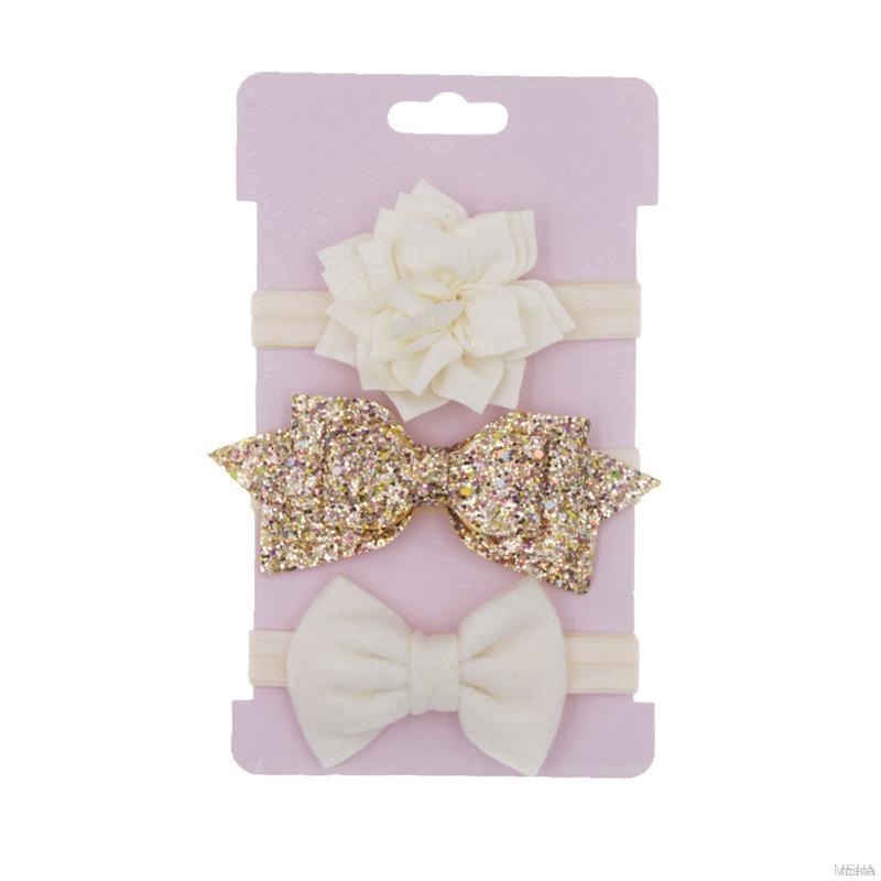 Set 3 băng đô nơ xinh xắn dành cho bé gái