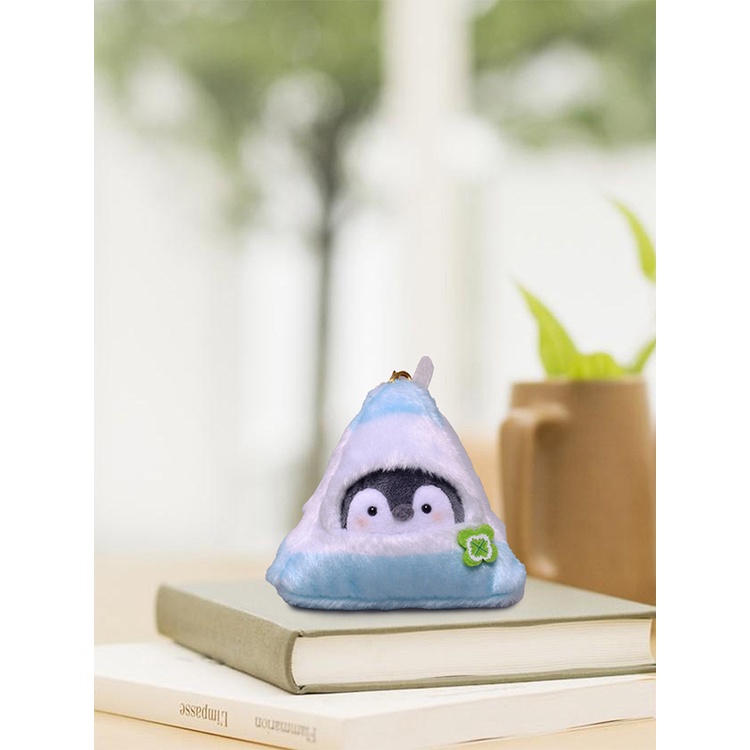 Móc Khóa Hình Chim Cánh Cụt Nhồi Bông Mềm Mại Đáng Yêu