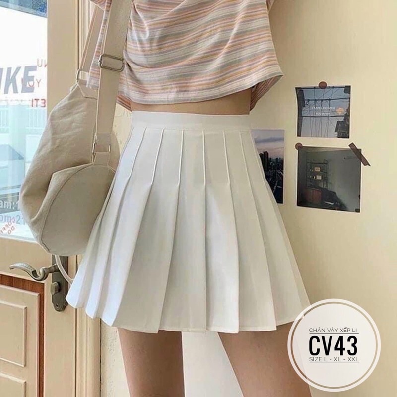 [ CHUBBY BIGSIZE ] Chân váy xếp li từ 55-90kg