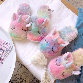 Dép Bông Ngựa Thần Bảy Màu - DEP1042