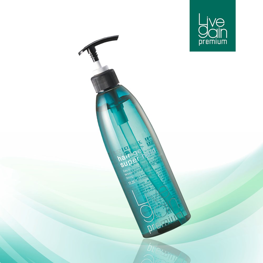 Gel cứng Livegain Premium Hair Gel Super Hold 450ml Hàn Quốc