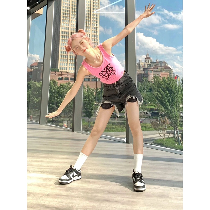 Áo Hai Dây Mỏng Mùa Hè Mẫu Mới Ngọt Ngào Phong Cách bm niche Nóng Bỏng Cho Nữ