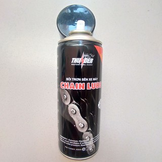 CHAI XỊT DÂY SÊN XE MÁY THUNDER 400ml (Chain Lube Thunder 400ml)