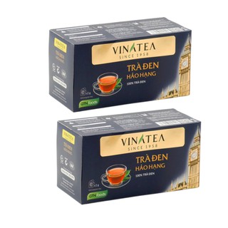 Combo 02 Hộp Trà Vinatea-Trà đen hảo hạng túi lọc 50g thuộc dòng hồng trà mang phong vị Anh