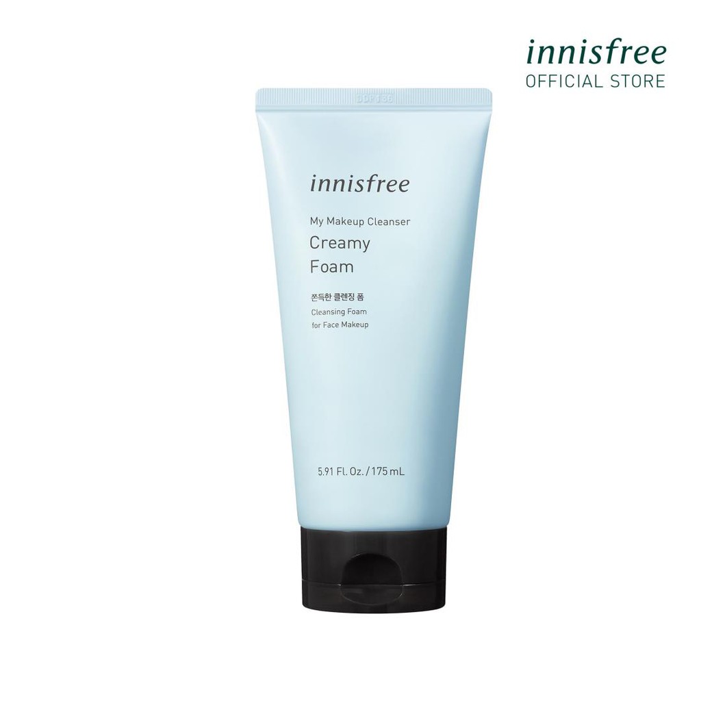 [Mã FMCGMALL -8% đơn 250K] Sữa rửa mặt làm sạch sâu innisfree My Makeup Cleanser Creamy Foam 175ml