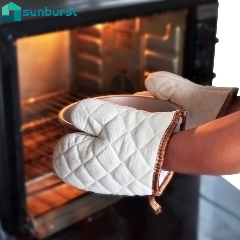 1 Đôi Găng Tay Cotton Chịu Nhiệt Đa Năng Cho Nhà Bếp