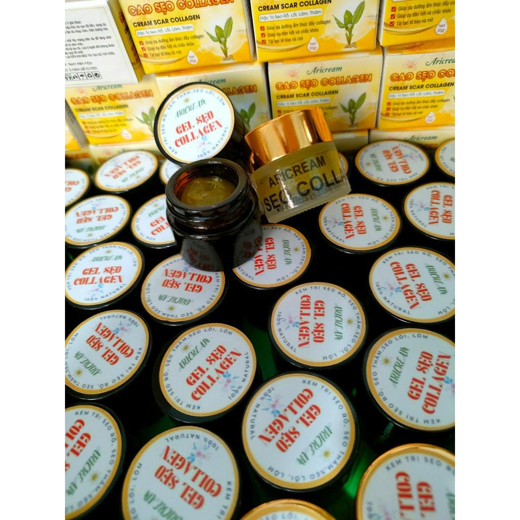 Cao sẹo Collagel  Phục Hồi Tái Tạo Da  Đánh bay các loại sẹo sồi lõm, các loại sẹo do mụn, thâm 15gr