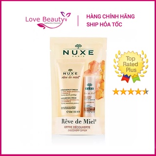 Set kem dưỡng tay và son dưỡng môi Nuxe Reve De Miel