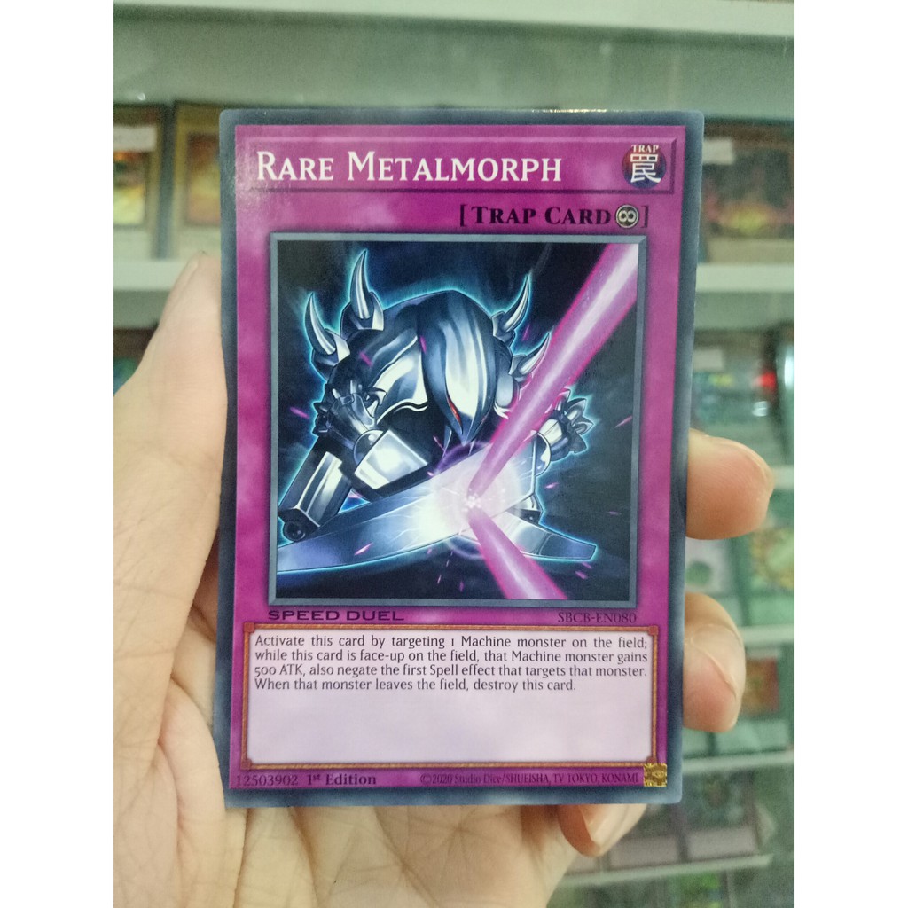 Thẻ Bài Lẻ YugiOh! Mã SBCB-EN080 - Rare Metalmorph - Common - 1st Edition