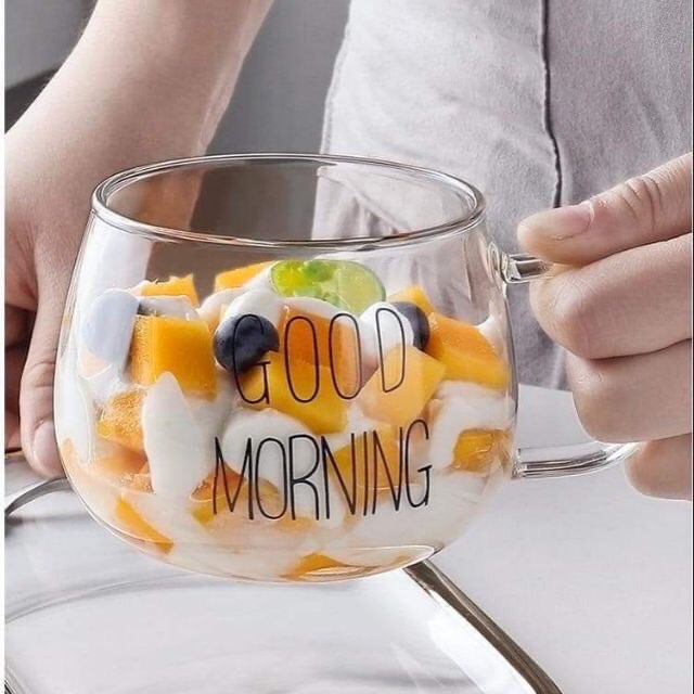 Cốc Thủy Tinh Chịu Nhiệt GoodMorning Hot Trend
