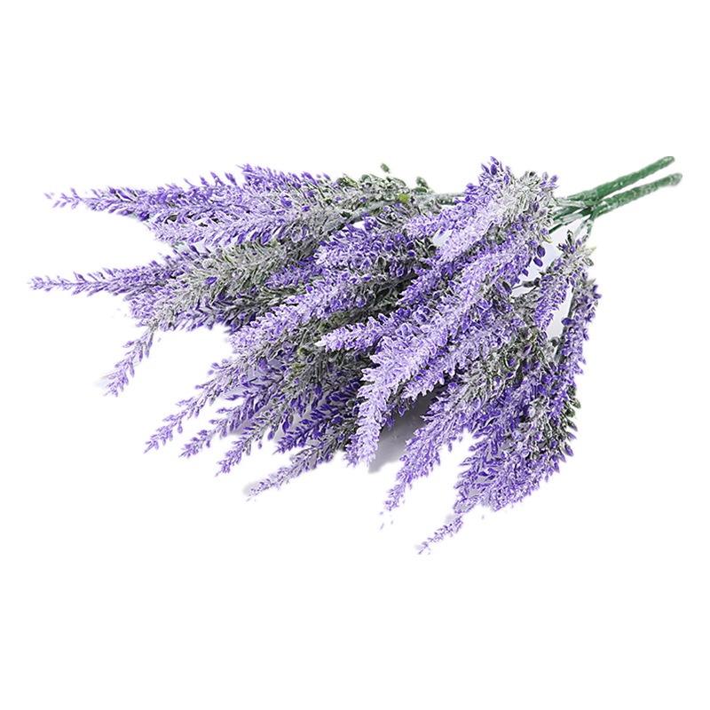 Hoa giả/Hoa lụa - Cành Lavender, hoa oải hương nhựa decor trang trí nhà, cửa hàng, sự kiện phụ kiện cắm hoa, chụp ảnh...