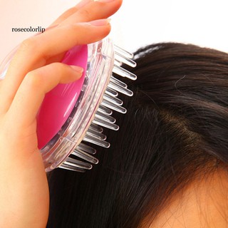 Lược massage chải tóc & tắm gội đầu bằng sili tiện dụng