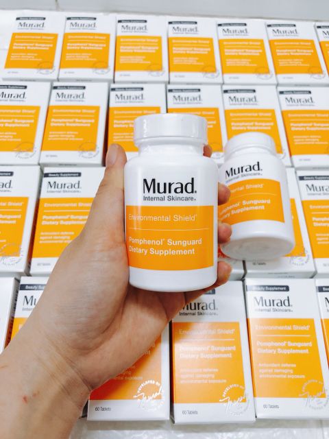 [HSD 09/2023] Viên Uống Chống Nắng Nội Sinh Murad Chiết Xuất Từ Quả Lựu Pomphenol Sunguard Dietary Supplement