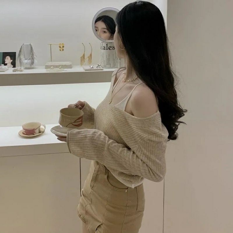 Set Áo trễ vai + Chân váy 🐮