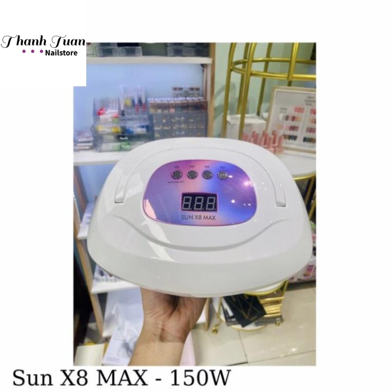 Máy Hơ Gel Sun X8 MAX - 150W, Máy Hơ Móng 57 Leds  - Phụ kiện đồ nail
