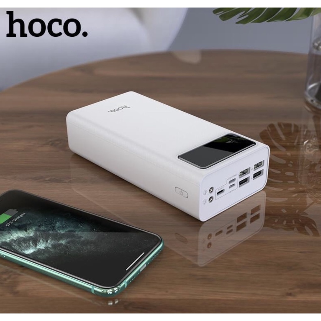 Pin Sạc dự phòng dung lượng lớn 30000mAh Hoco hàng chính hãng bảo hành 12 tháng