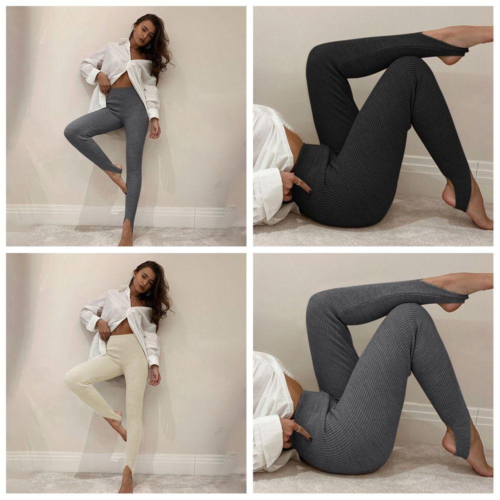 Quần Legging Lưng Cao Thời Trang Thu Đông Cho Nữ