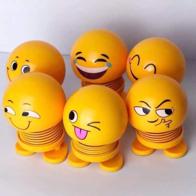 Thú nhún Emoji lò xo