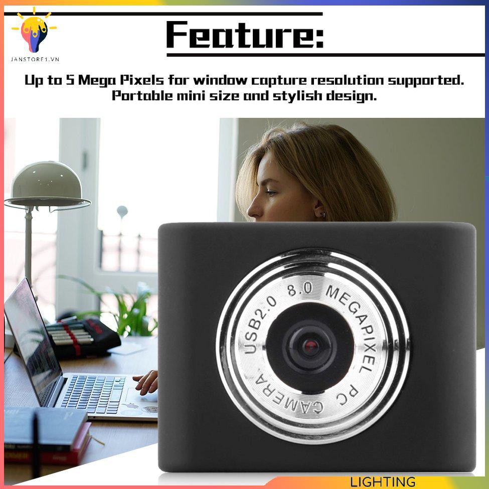 Webcam Mini Usb2.0 5 Megapixels Cho Máy Tính | BigBuy360 - bigbuy360.vn