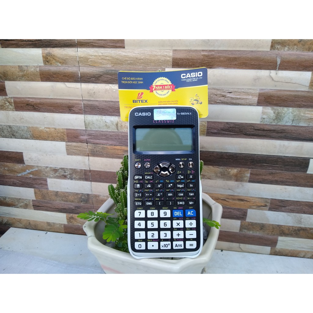 Máy tính học sinh Casio FX 580VN X  VÀ 570VN PLUS (Có mã QR kích hoạt bảo hành điện tử 7 năm)[VPP GIÁ SỈ]